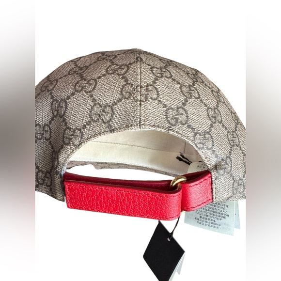 Gucci Supreme Monogram Apple Baseball Hat - Picture 5 of 7